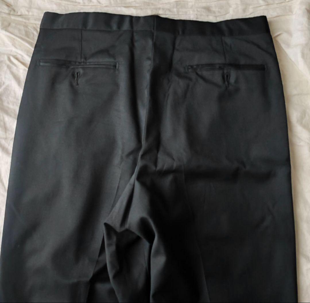 レア 80~ VALENTINO 2タック ワイドスラックス 黒 OPTIジップ