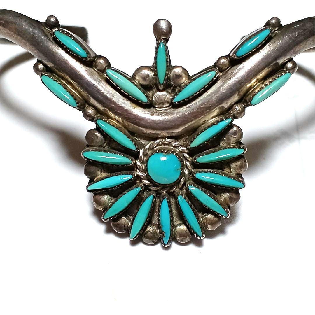 ラストタイガー　インディアンジュエリー　ズニ　バングル