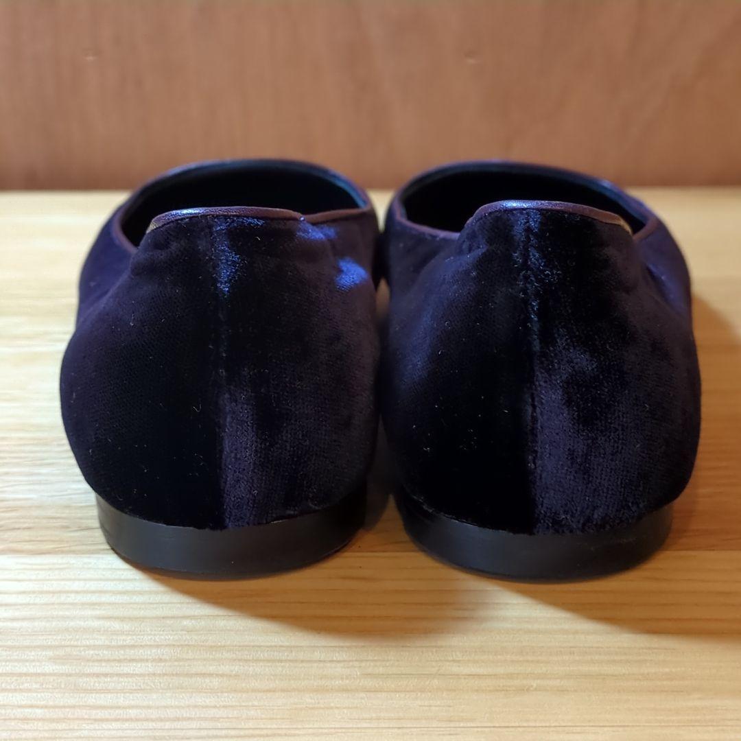 美品★ラルフローレン バレエ　フラットシューズ パンプス 紫