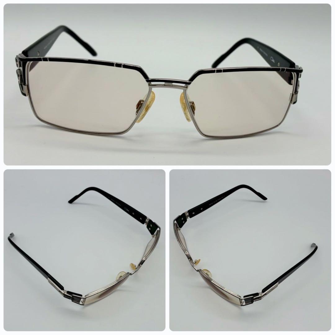 Cazal カザール サングラス ヴィンテージ ブラック シルバー 度入り