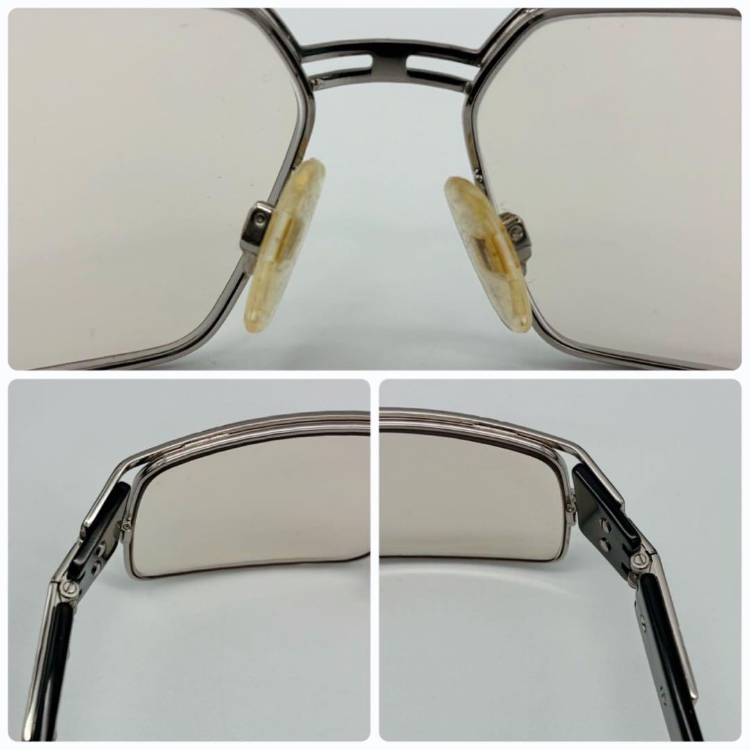 Cazal カザール サングラス ヴィンテージ ブラック シルバー 度入り