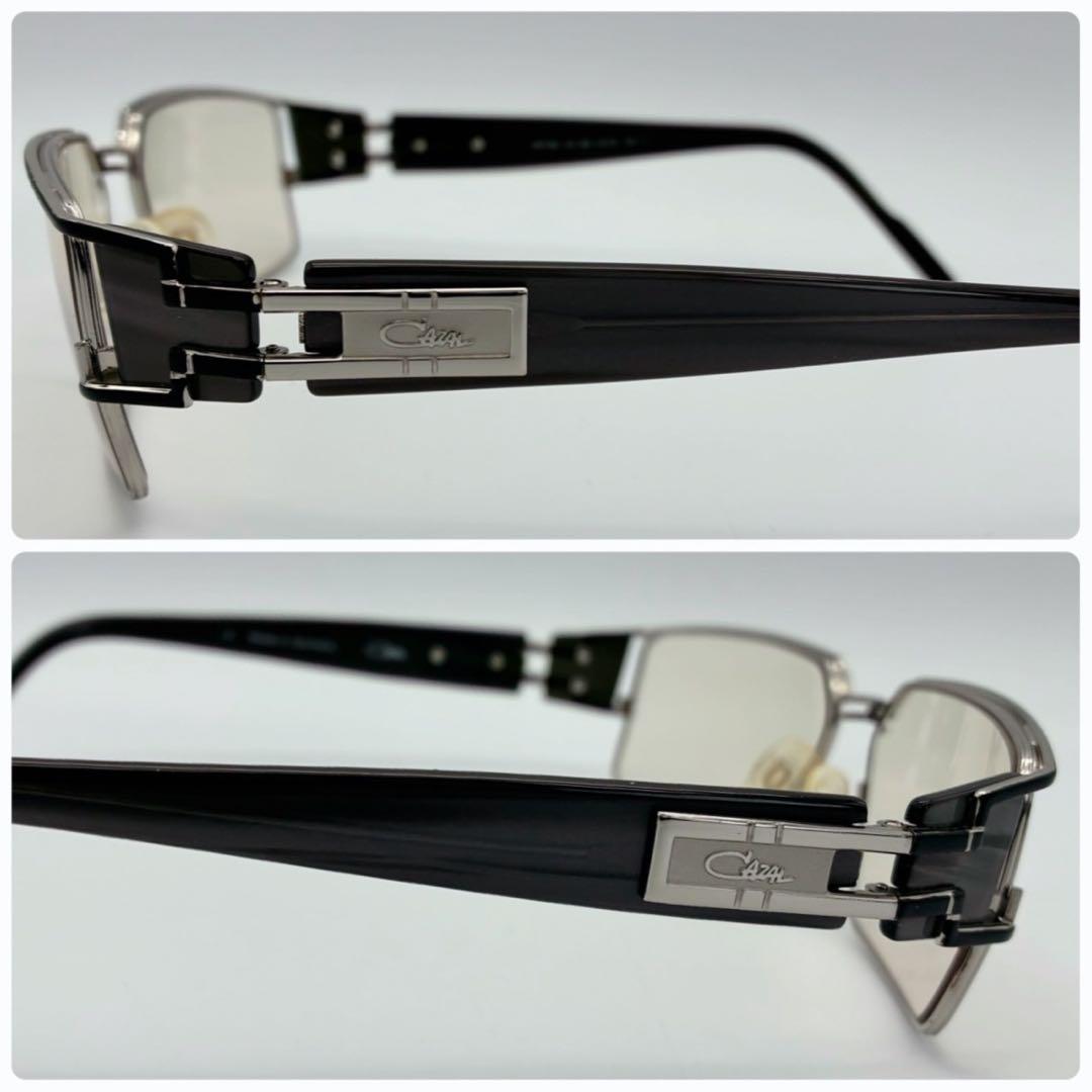 Cazal カザール サングラス ヴィンテージ ブラック シルバー 度入り