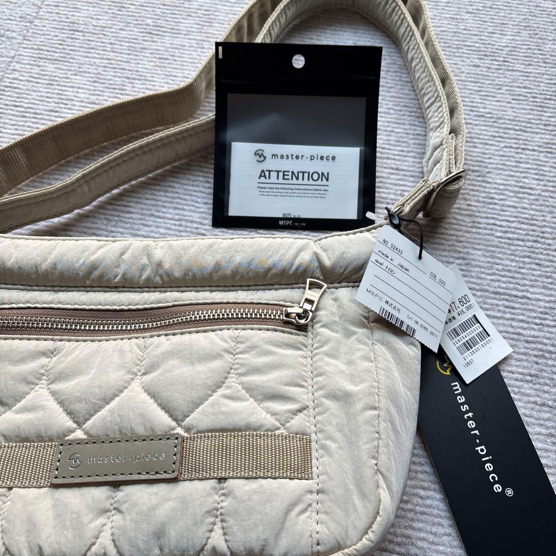 新品未使用master-pieceソフトショルダーバッグ　ユニセックス02433