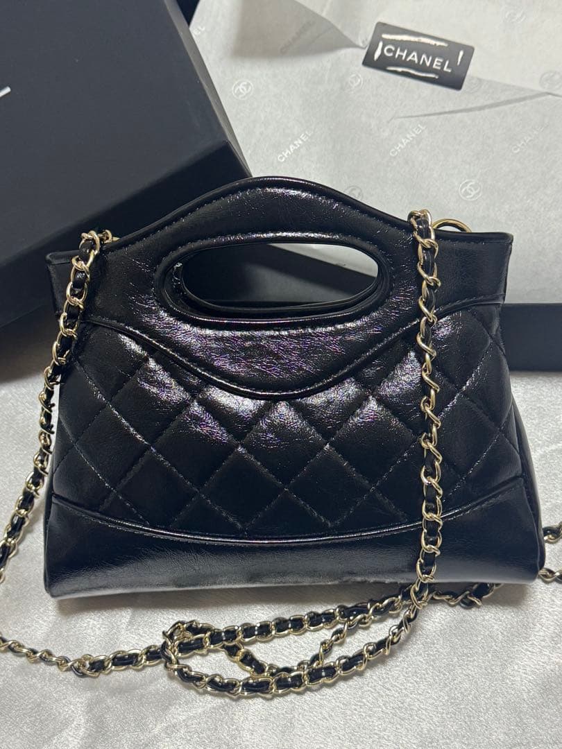 ナ*ト様 CHANEL MAKEUP キルティング　ショルダー　ハンド　バッグ