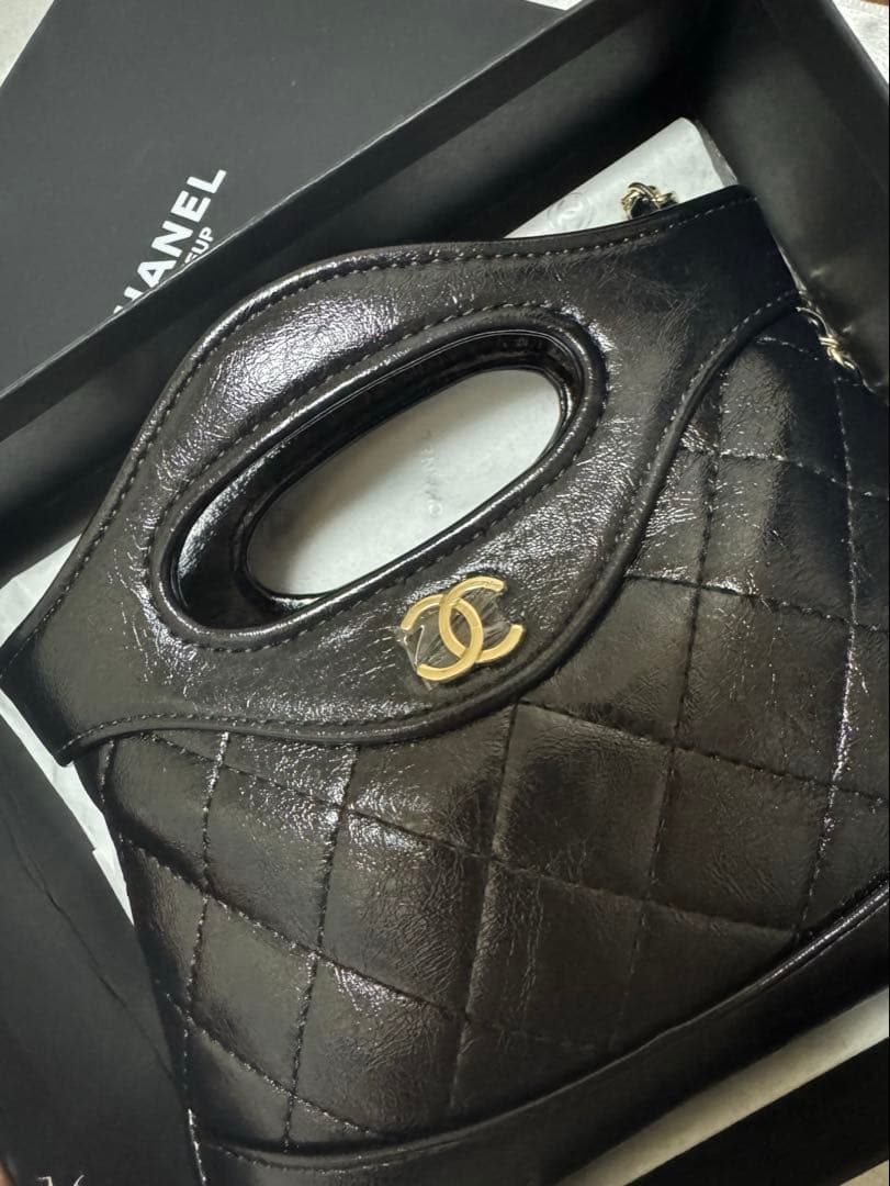 ナ*ト様 CHANEL MAKEUP キルティング　ショルダー　ハンド　バッグ