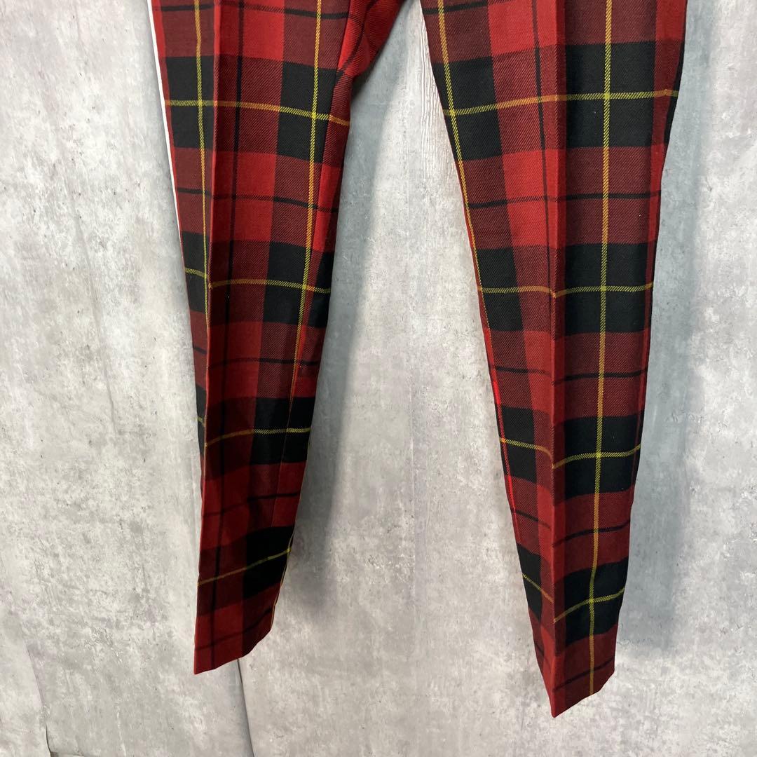 VALENTINO タータンチェック スラックス 46