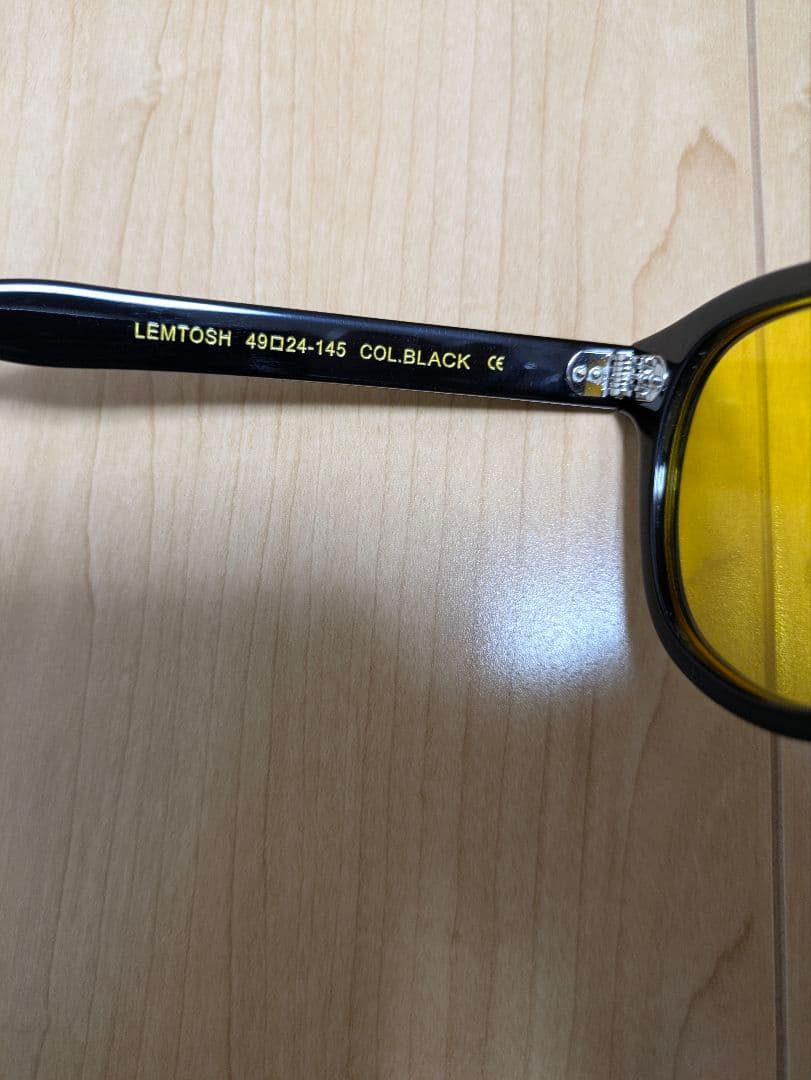 【未使用】MOSCOT モスコット レムトッシュ イエロー サングラス 黄