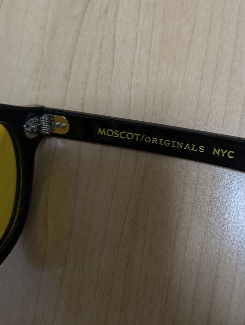 【未使用】MOSCOT モスコット レムトッシュ イエロー サングラス 黄