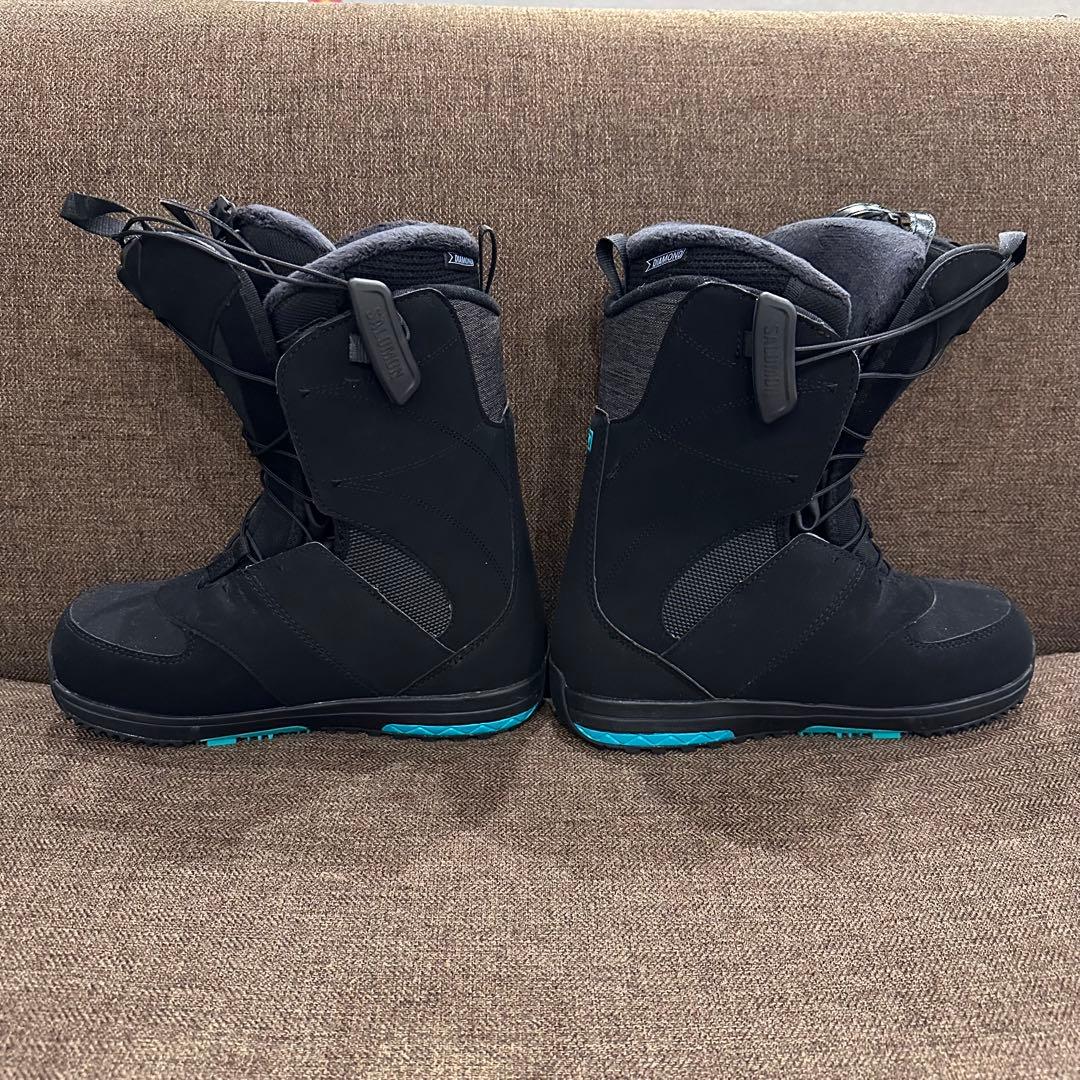 【美品】サロモン　女性用スノーボードブーツ ブラック　24cm