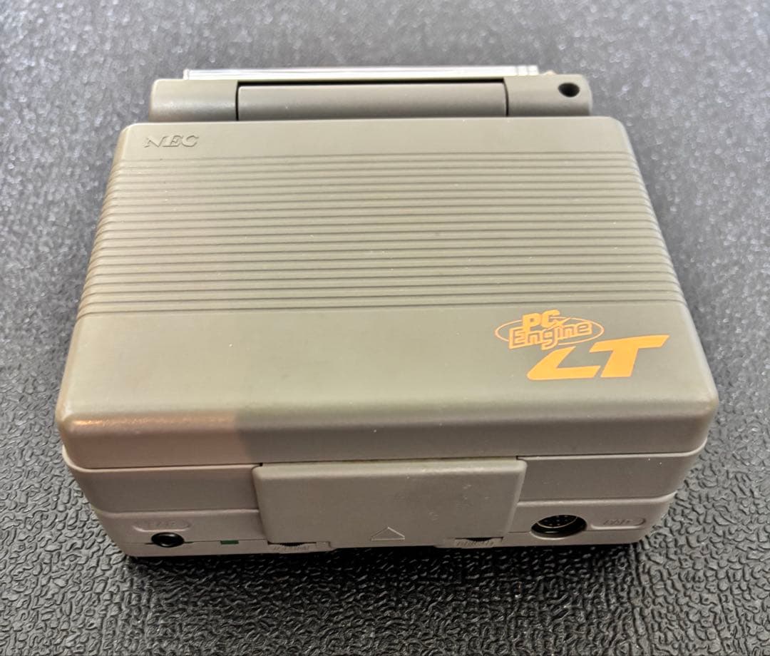 ジャンク　PCエンジン LT 本体 箱説付 スーパーロムロムアダプタ付 通電不可