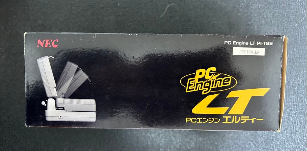 ジャンク　PCエンジン LT 本体 箱説付 スーパーロムロムアダプタ付 通電不可