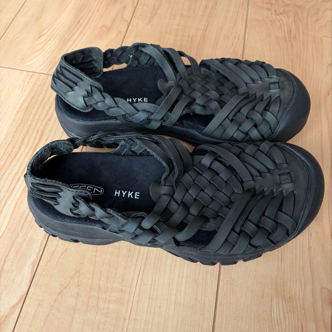 KEEN×HYKE ROSARITAⅡHYKE黒24.0㎝