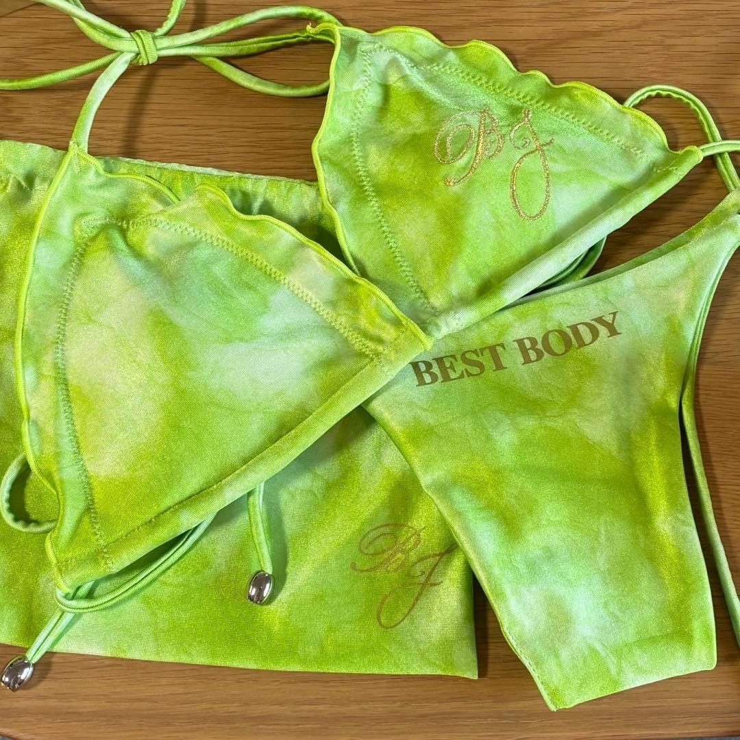 ベストボディジャパンBESTBODYJAPAN BBJ ビキニ マーブルグリーン