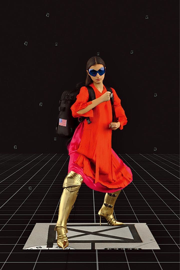 BALENCIAGA ドット柄プリーツワンピース　タグ付き　21AW 値段交渉可