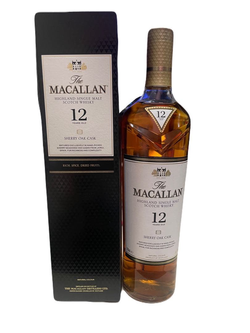 早者勝問い合わせコメントでThe Macallan 12年 シェリーオークカスク
