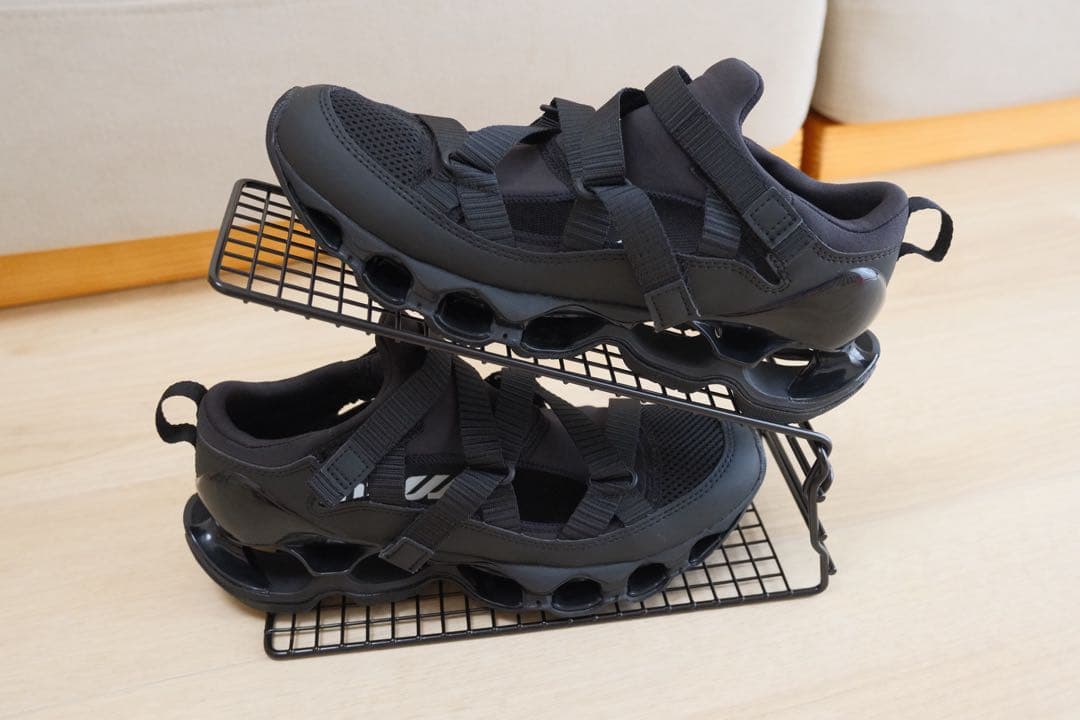 Mizuno WAVE PROPHECY STRAP　ブラックサンダル　25.5