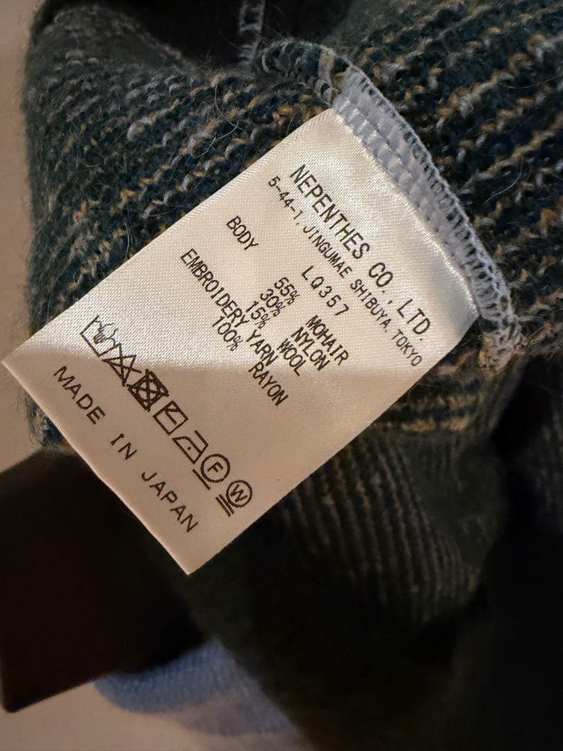 Needles x Kith Mohair Polo Sweater Mサイズ