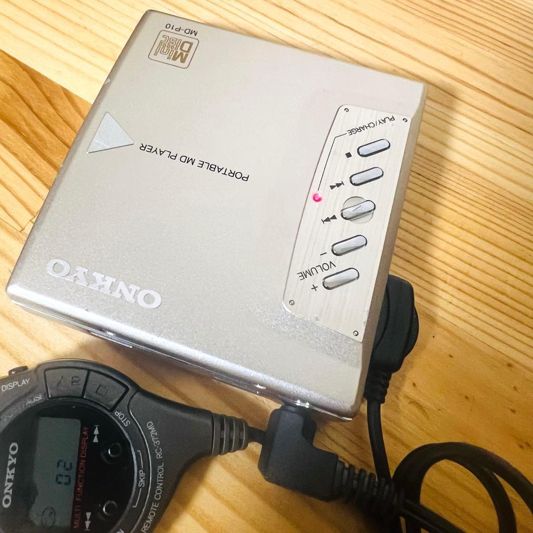 希少　入手困難　ONKYO ポータブルミニディスクプレーヤー MD-P10