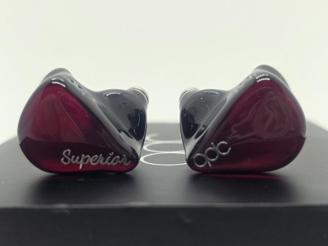 qdc SUPERIOR Vermilion Red ＋4.4mm純正リケーブル