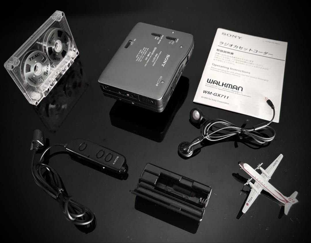 カセットウォークマンSONY WM-GX711 録音機能「整備済み、完動超美品」