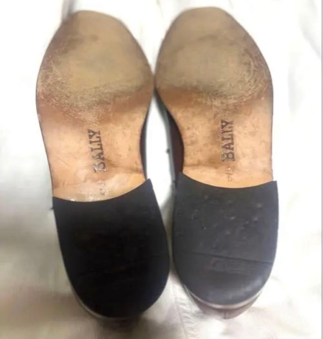 極上美品 高級 BALLY バリー レザー ストレートチップ　シューツリー付