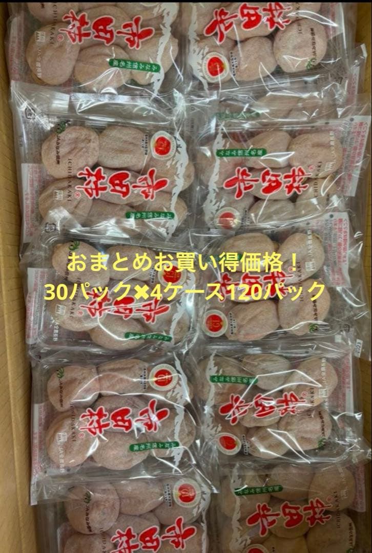 長野県産市田柿170gパック120パック入り