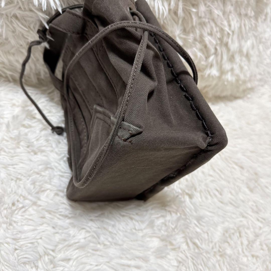 希少！ 人気✨ エバゴス かご袋 ショルダーバッグ 2way キャンバス 紅籐