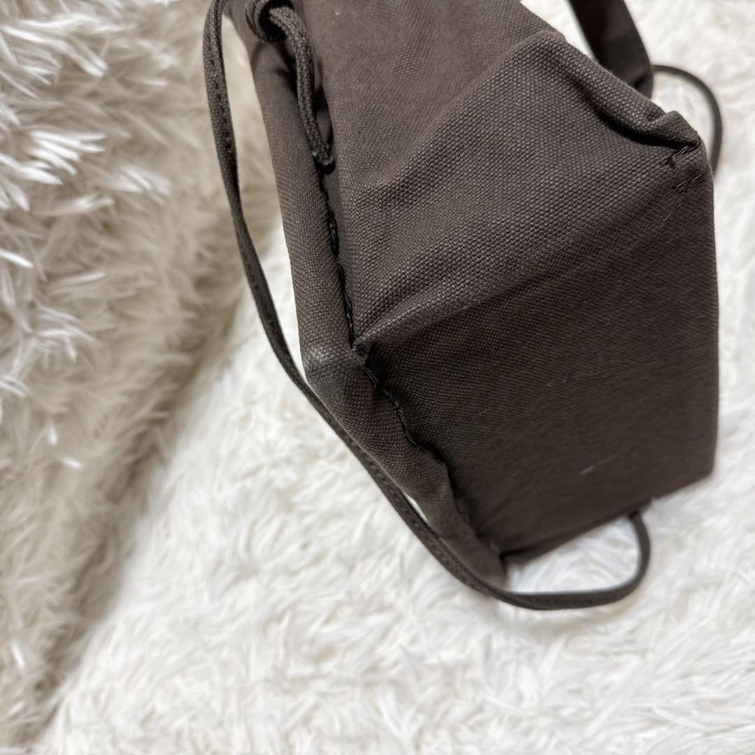 希少！ 人気✨ エバゴス かご袋 ショルダーバッグ 2way キャンバス 紅籐