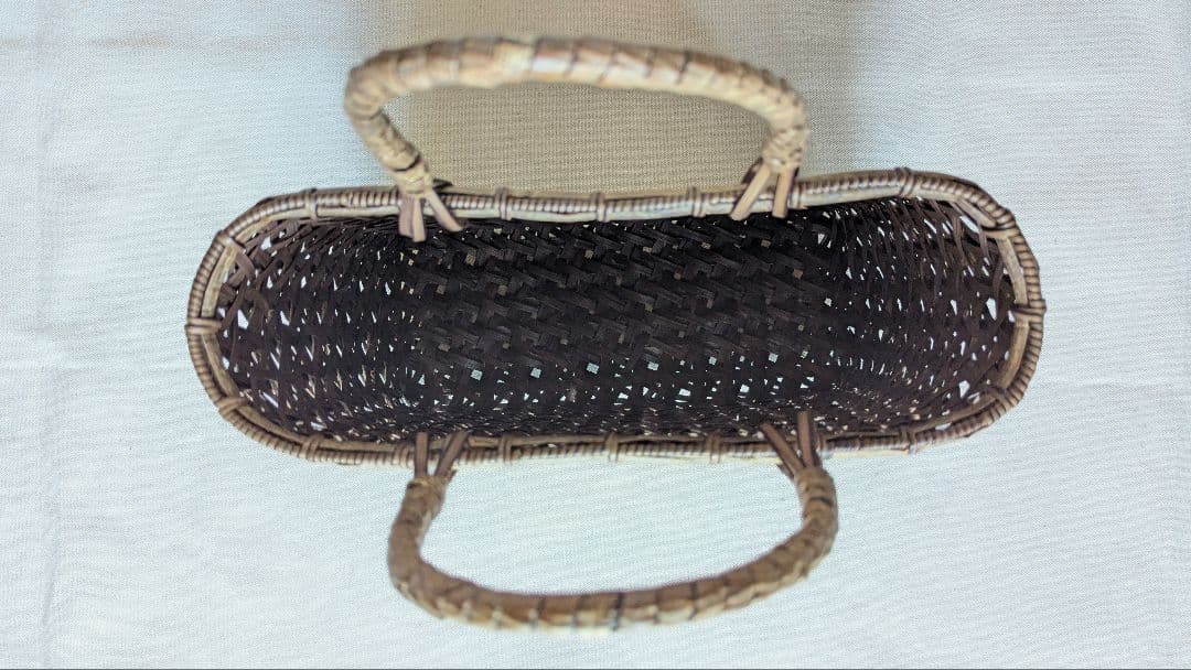 手編み かごバッグ