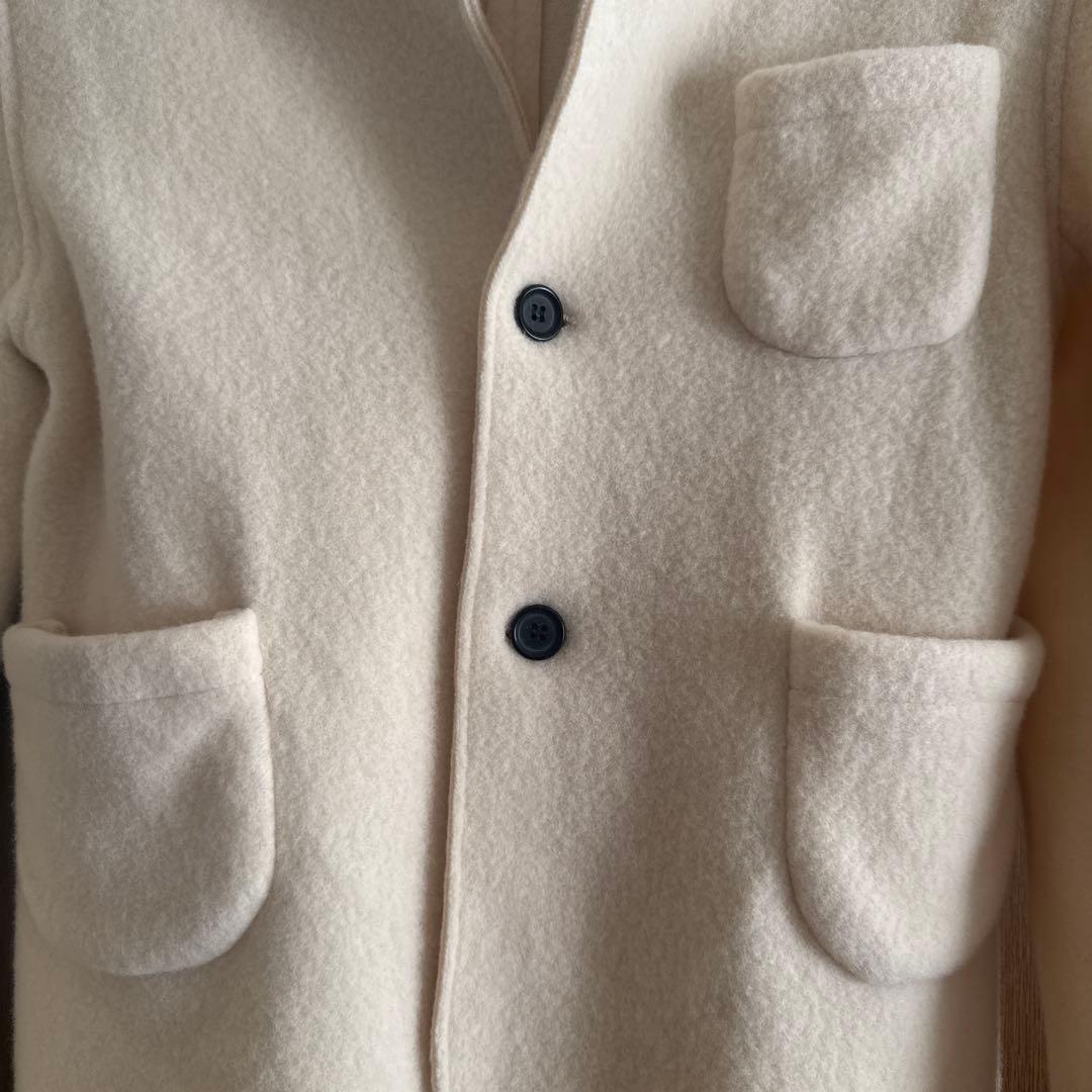 オールドマンズテーラー　フェルトニット　ジャケット　アイボリー