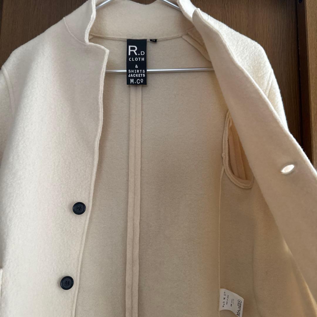 オールドマンズテーラー　フェルトニット　ジャケット　アイボリー