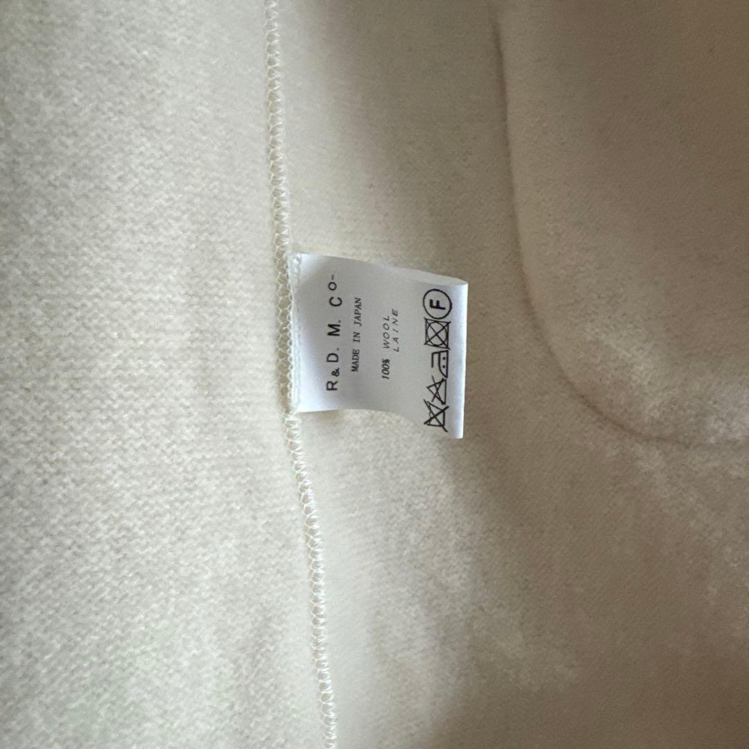 オールドマンズテーラー　フェルトニット　ジャケット　アイボリー