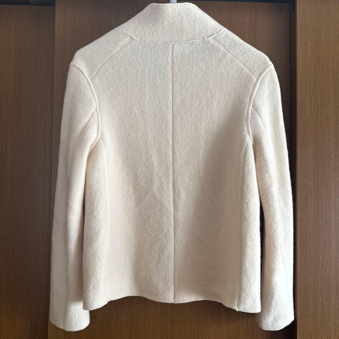 オールドマンズテーラー　フェルトニット　ジャケット　アイボリー