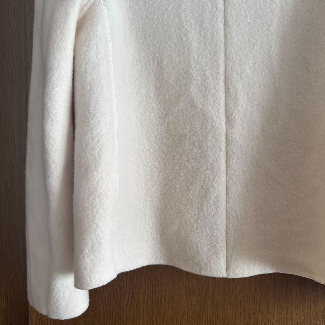 オールドマンズテーラー　フェルトニット　ジャケット　アイボリー