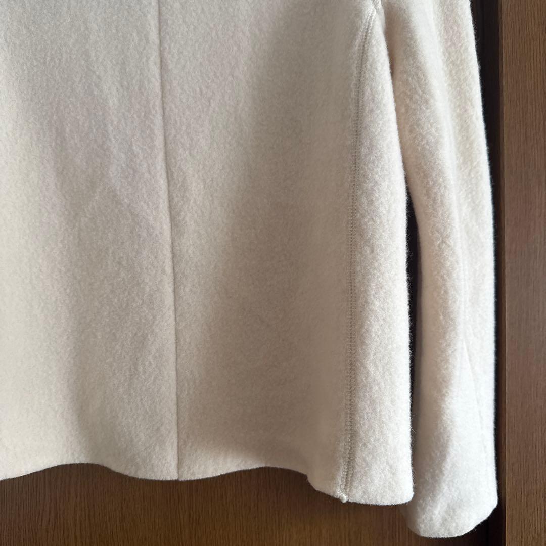 オールドマンズテーラー　フェルトニット　ジャケット　アイボリー