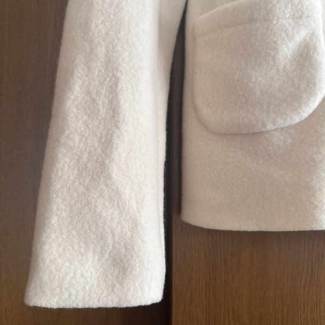 オールドマンズテーラー　フェルトニット　ジャケット　アイボリー