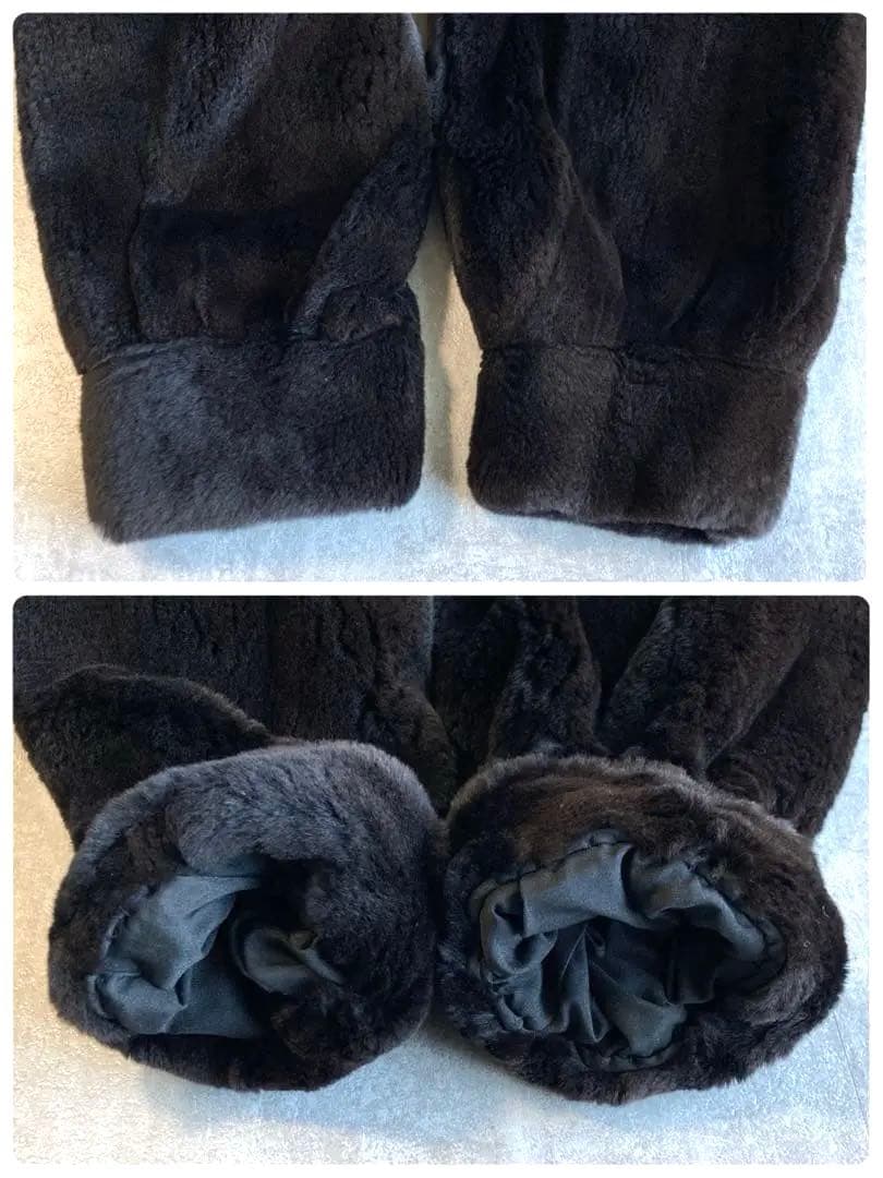 ☆SAGA MINK リアルファーコート Nakamura fur 15 黒