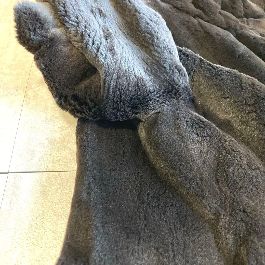 ☆SAGA MINK リアルファーコート Nakamura fur 15 黒