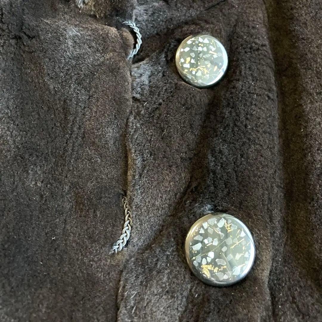 ☆SAGA MINK リアルファーコート Nakamura fur 15 黒