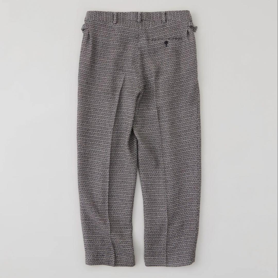 パンツ N.SELWAY N-TWEED SIDE STRAP TROUSERS