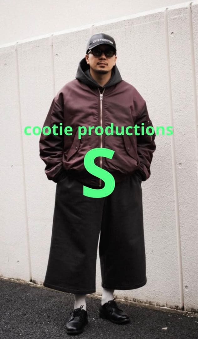 cootie スウェット　パンツ　クーティーS シンカットPANTSブラック