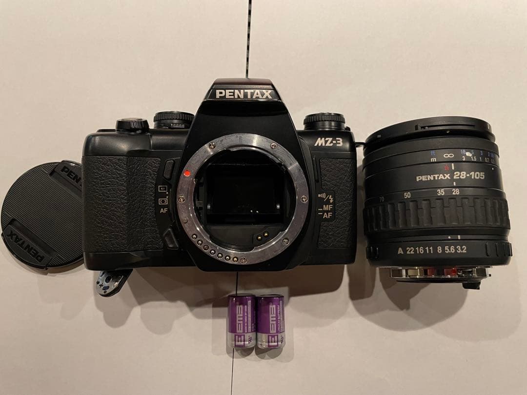 PENTAX MZ-3 とFA28-105mm レンズセット 電池2個付き