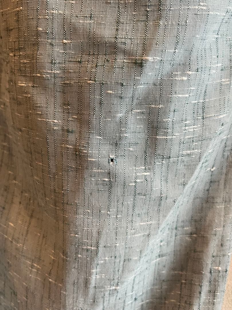 50s スラックス 絣 リネン レーヨン