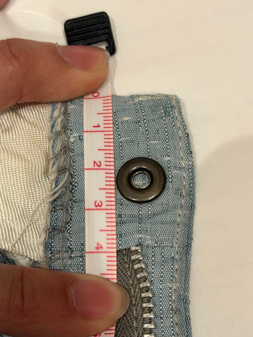 50s スラックス 絣 リネン レーヨン