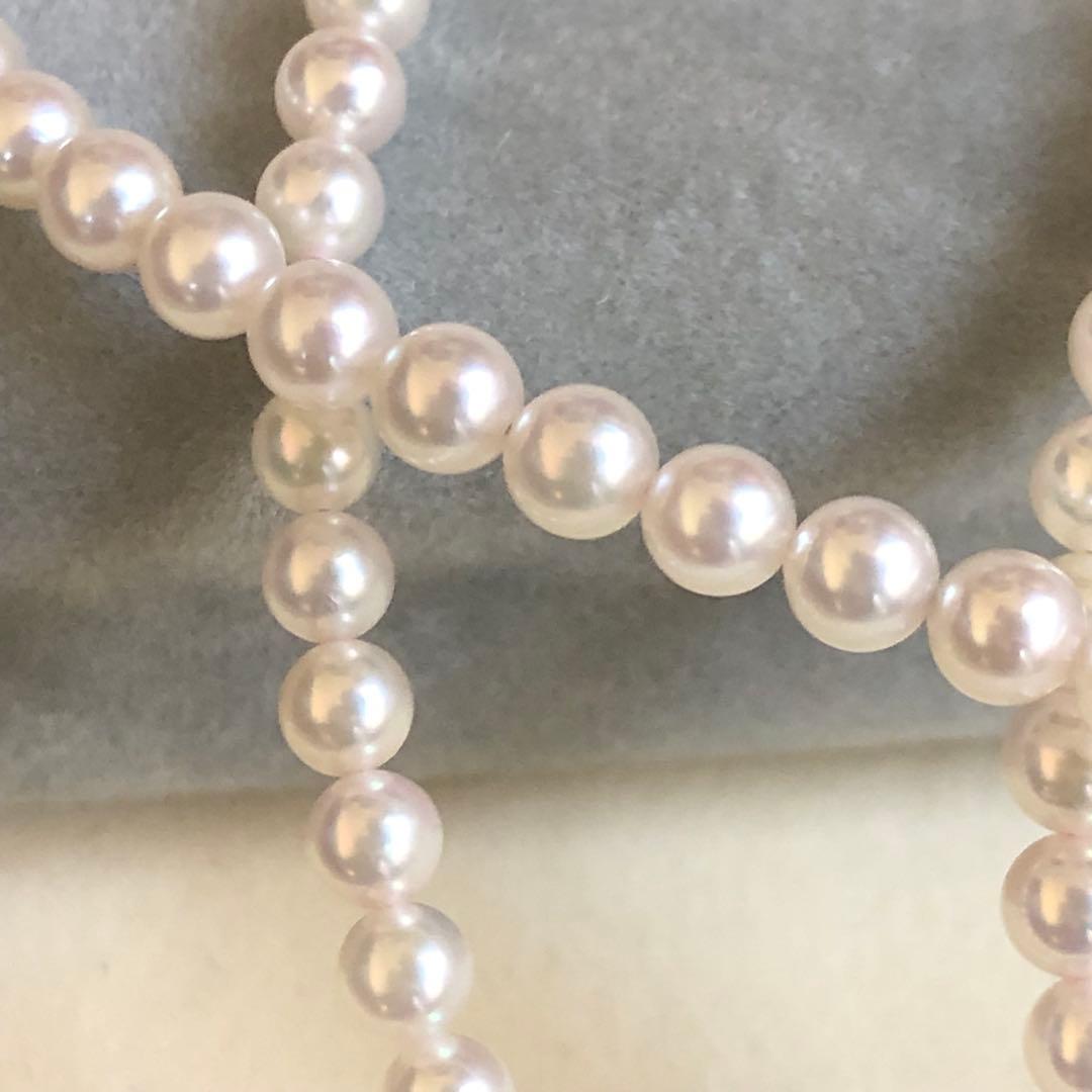 アコヤ真珠 ベビーパール セミロングネックレス マチネー 糸替え済み