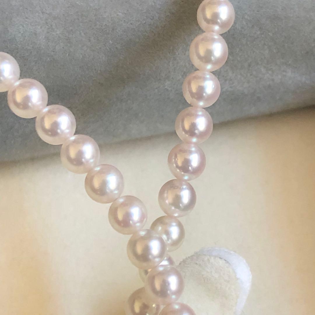 アコヤ真珠 ベビーパール セミロングネックレス マチネー 糸替え済み