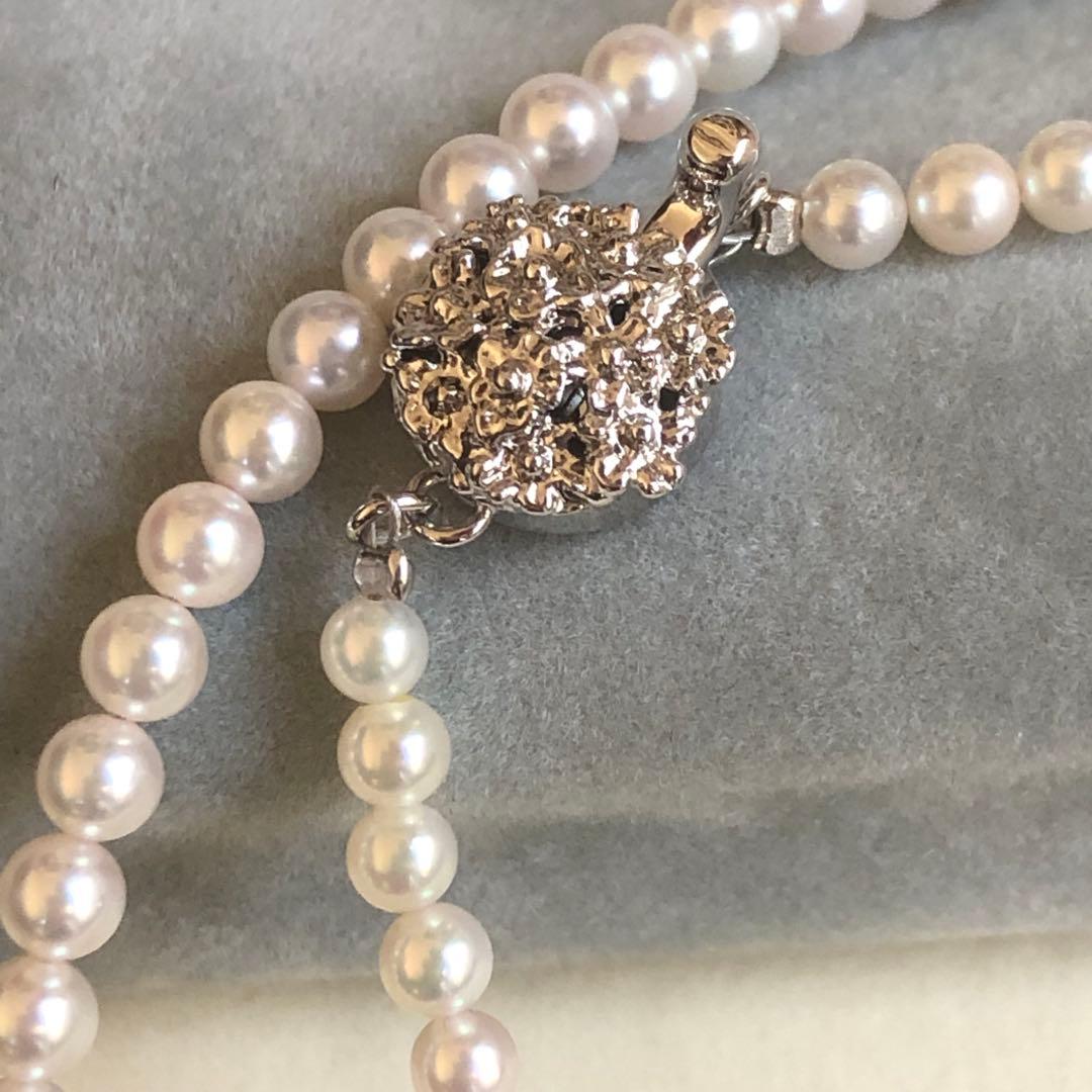 アコヤ真珠 ベビーパール セミロングネックレス マチネー 糸替え済み