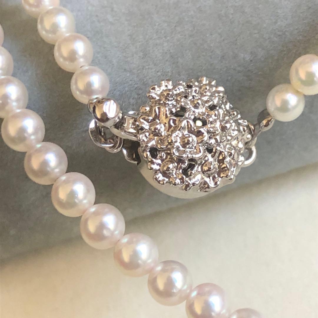 アコヤ真珠 ベビーパール セミロングネックレス マチネー 糸替え済み