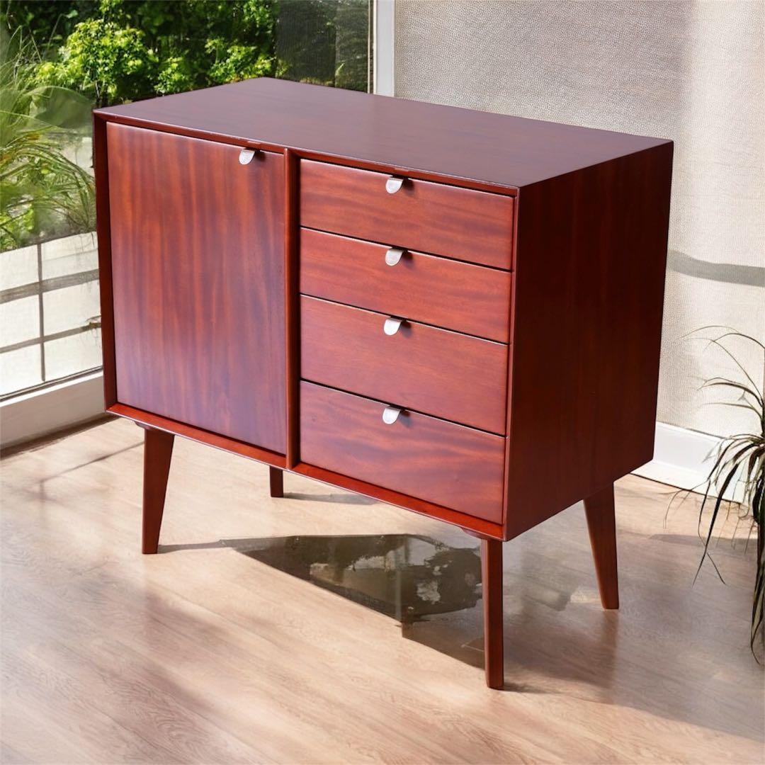 L 新品 リビングボード 80cm 北欧 キャビネット