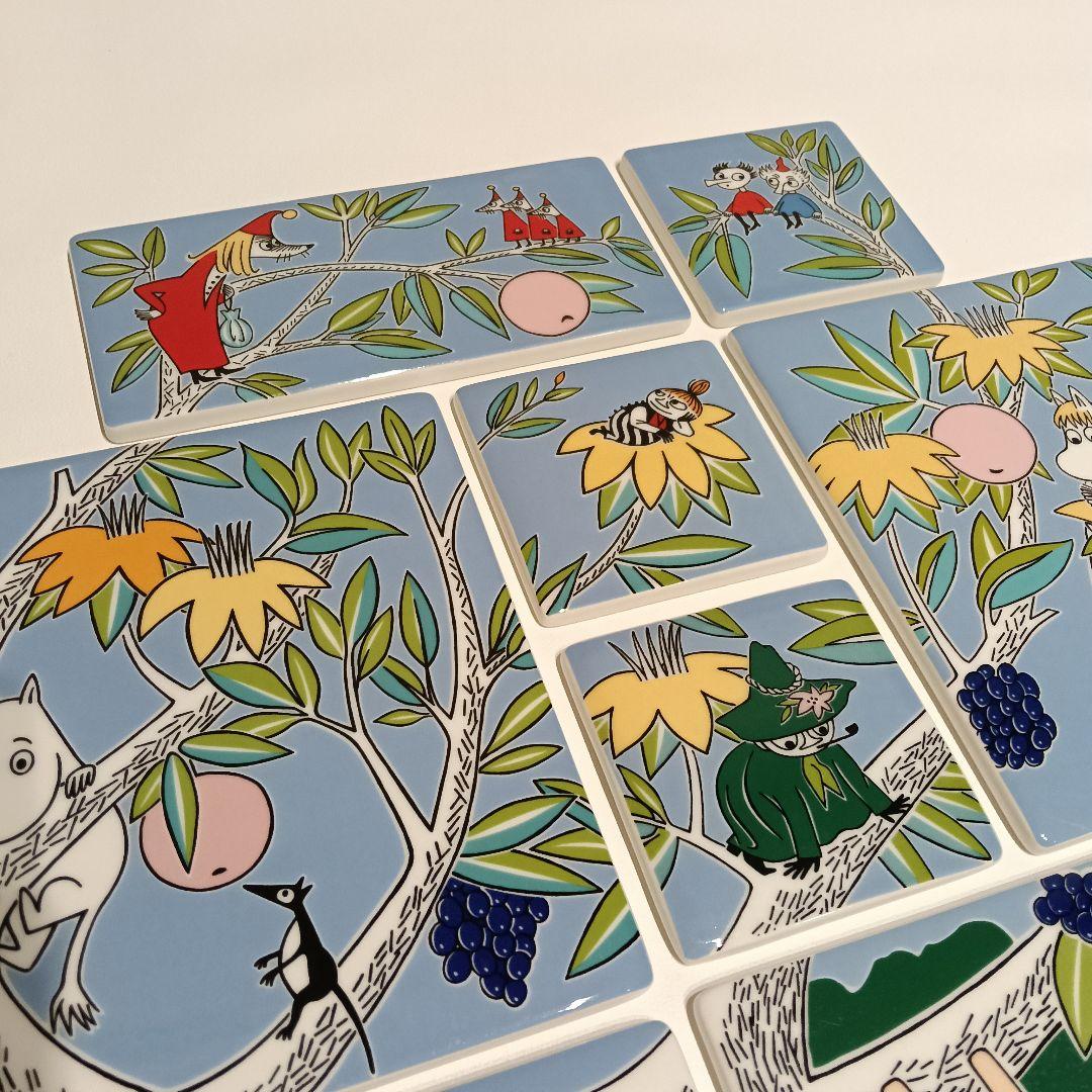 アラビア コンプリート 13枚セット ムーミン デコツリー タイル 希少 レア